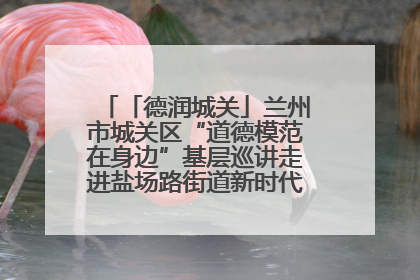 「德润城关」兰州市城关区“道德模范在身边”基层巡讲走进盐场路街道新时代文明实践所