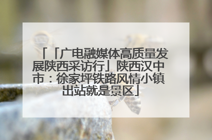 「广电融媒体高质量发展陕西采访行」陕西汉中市：徐家坪铁路风情小镇 出站就是景区