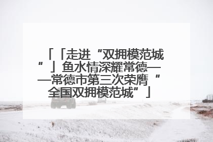 「走进“双拥模范城”」鱼水情深耀常德——常德市第三次荣膺“全国双拥模范城”
