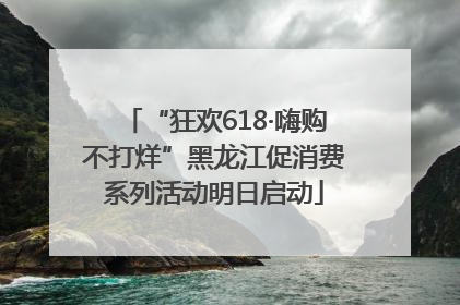 “狂欢618·嗨购不打烊”黑龙江促消费系列活动明日启动