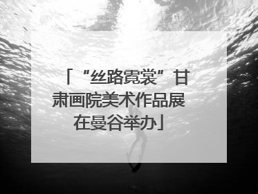 “丝路霓裳”甘肃画院美术作品展在曼谷举办