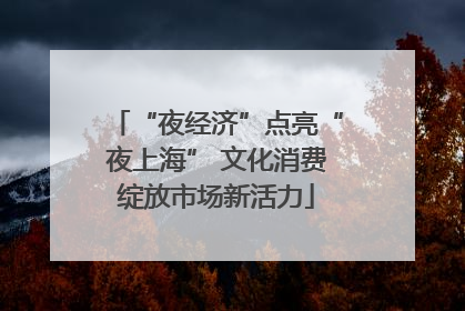 “夜经济”点亮“夜上海” 文化消费绽放市场新活力