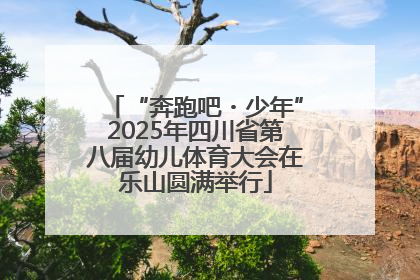 “奔跑吧・少年”2025年四川省第八届幼儿体育大会在乐山圆满举行