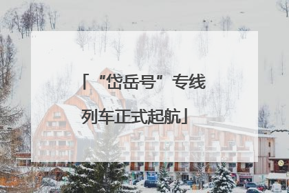 “岱岳号”专线列车正式起航