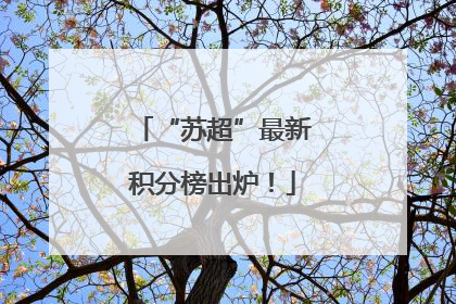 “苏超”最新积分榜出炉！