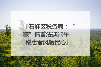 石峰区税务局：“粽”情普法迎端午 税惠春风暖民心