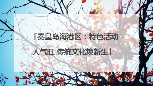 秦皇岛海港区：特色活动人气旺 传统文化焕新生