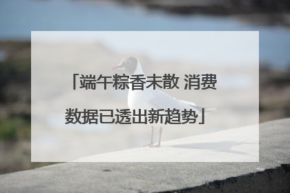 端午粽香未散 消费数据已透出新趋势