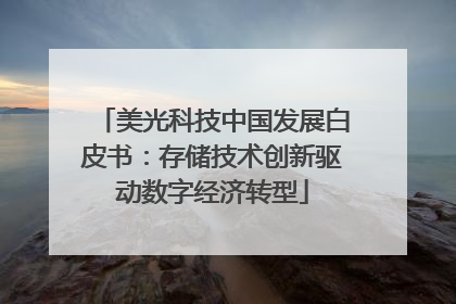 美光科技中国发展白皮书：存储技术创新驱动数字经济转型