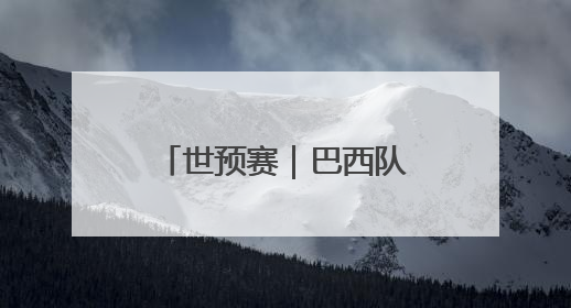 世预赛｜巴西队战平厄瓜多尔队