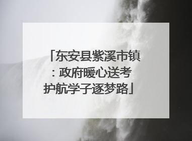 东安县紫溪市镇：政府暖心送考 护航学子逐梦路
