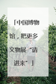 中国博物馆，把更多文物展“请进来”