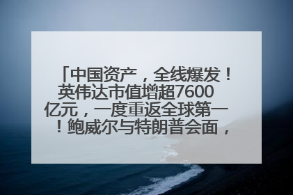 中国资产，全线爆发！英伟达市值增超7600亿元，一度重返全球第一！鲍威尔与特朗普会面，他们聊了什么？