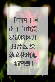 中国（河南）自由贸易试验区开封片区 绘就文化出海新图景