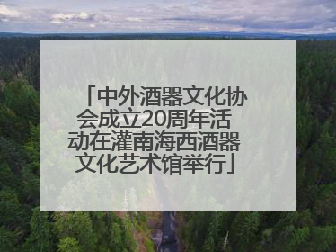中外酒器文化协会成立20周年活动在灌南海西酒器文化艺术馆举行