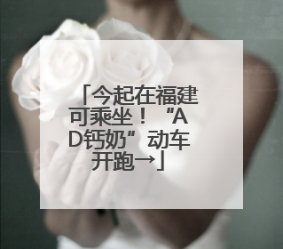今起在福建可乘坐！“AD钙奶”动车开跑→