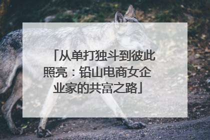 从单打独斗到彼此照亮：铅山电商女企业家的共富之路