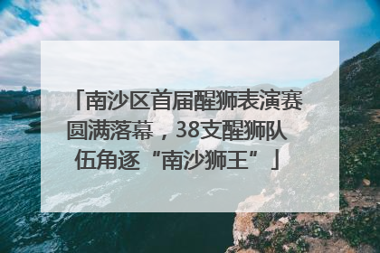 南沙区首届醒狮表演赛圆满落幕，38支醒狮队伍角逐“南沙狮王”
