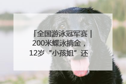全国游泳冠军赛｜200米蝶泳摘金，12岁“小孩姐”还能制造多少惊喜？
