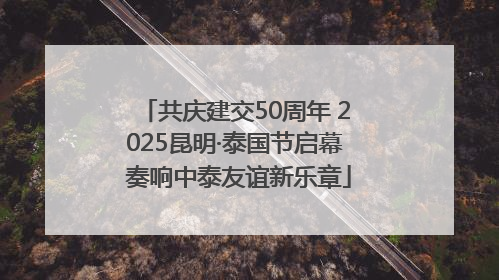 共庆建交50周年 2025昆明·泰国节启幕 奏响中泰友谊新乐章