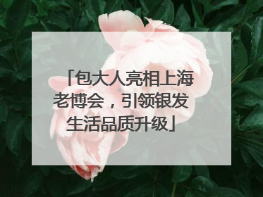 包大人亮相上海老博会，引领银发生活品质升级