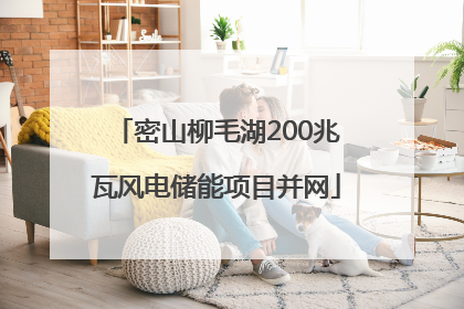 密山柳毛湖200兆瓦风电储能项目并网