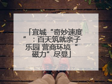 宜城“奇妙速度”：百天筑就亲子乐园 营商环境“磁力”尽显