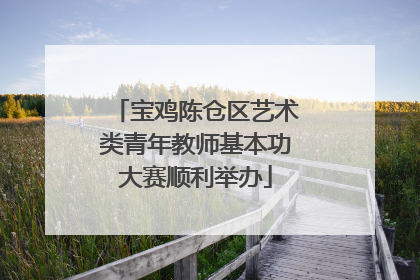 宝鸡陈仓区艺术类青年教师基本功大赛顺利举办