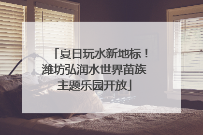 夏日玩水新地标！潍坊弘润水世界苗族主题乐园开放