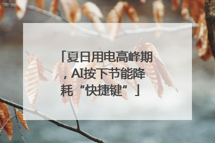 夏日用电高峰期，AI按下节能降耗“快捷键”