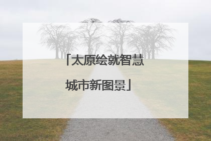 太原绘就智慧城市新图景