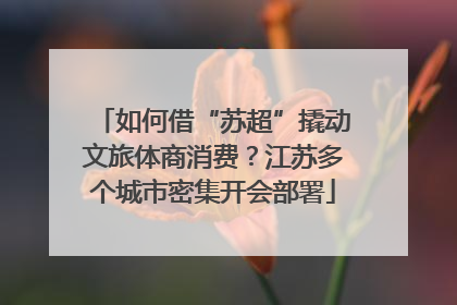 如何借“苏超”撬动文旅体商消费？江苏多个城市密集开会部署