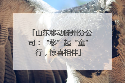 山东移动滕州分公司：“移”起“童”行，惊喜相伴