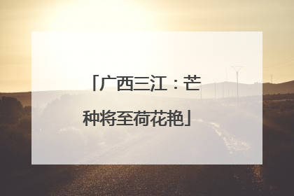 广西三江：芒种将至荷花艳