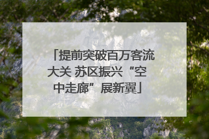 提前突破百万客流大关 苏区振兴“空中走廊”展新翼
