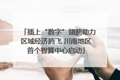 插上“数字”翅膀助力区域经济腾飞 川南地区首个智算中心启动
