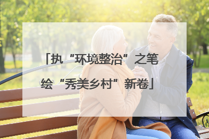 执“环境整治”之笔 绘“秀美乡村”新卷