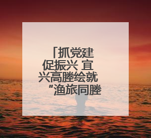 抓党建 促振兴 宜兴高塍绘就“渔旅同塍”新画卷