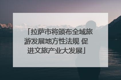 拉萨市将颁布全域旅游发展地方性法规 促进文旅产业大发展