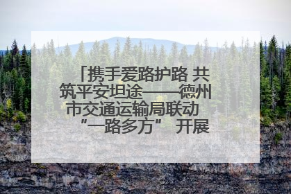 携手爱路护路 共筑平安坦途——德州市交通运输局联动 “一路多方” 开展路政宣传月活动