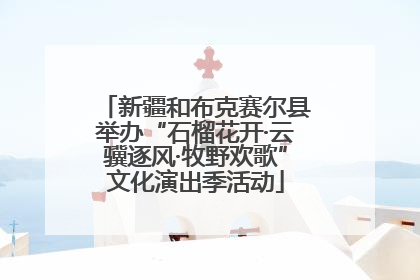 新疆和布克赛尔县举办“石榴花开·云骥逐风·牧野欢歌”文化演出季活动