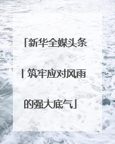 新华全媒头条丨筑牢应对风雨的强大底气