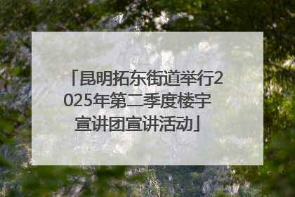 昆明拓东街道举行2025年第二季度楼宇宣讲团宣讲活动