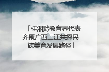 桂湘黔教育界代表齐聚广西三江共探民族美育发展路径