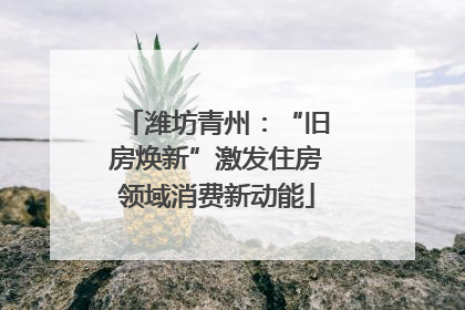 潍坊青州：“旧房焕新”激发住房领域消费新动能