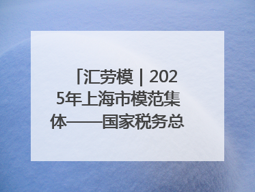 汇劳模｜2025年上海市模范集体——国家税务总局上海市徐汇区税务局第一税务所