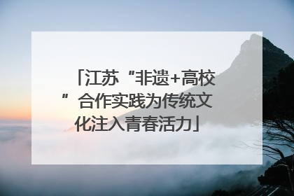 江苏“非遗+高校”合作实践为传统文化注入青春活力