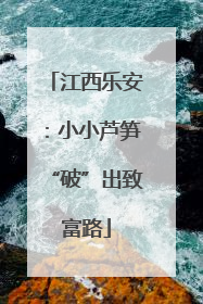 江西乐安：小小芦笋“破”出致富路