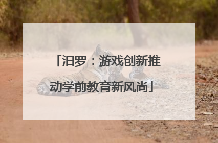 汨罗：游戏创新推动学前教育新风尚