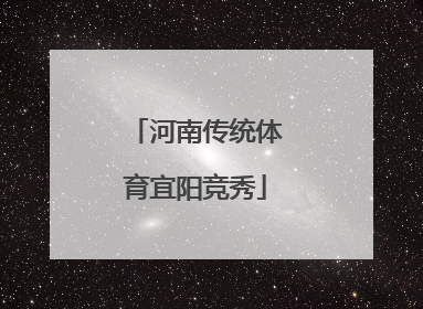 河南传统体育宜阳竞秀